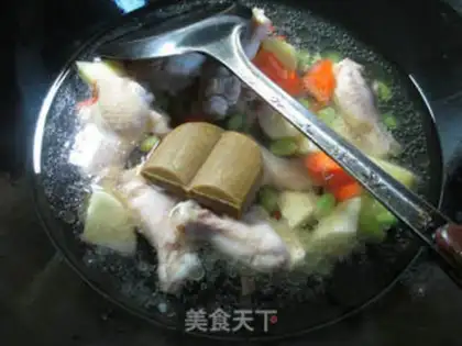 Make Curry curry chicken wings step 4