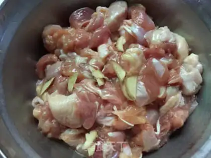 Make Frozen chicken step 1