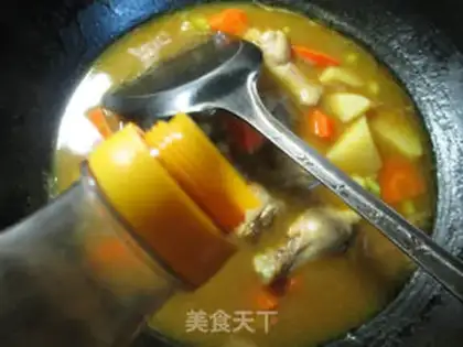 Make Curry curry chicken wings step 6