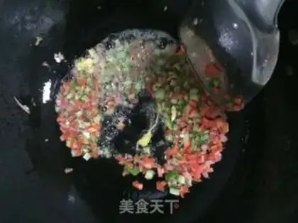 Make Egg fried rice step 2