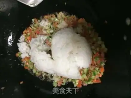 Make Egg fried rice step 3
