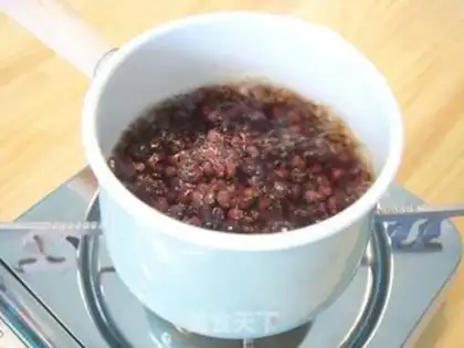 Make Red bean crystal brown step 2