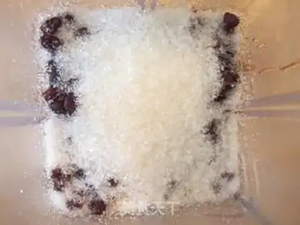 Make Red bean crystal brown step 4