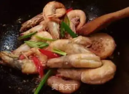 Make Dinosaur shrimp step 4