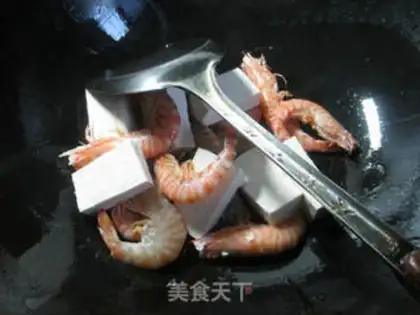 Make Curry tofu-based prawn step 3