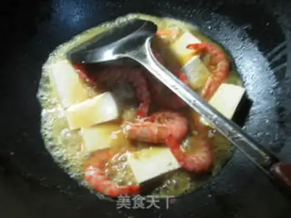 Make Curry tofu-based prawn step 4