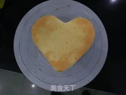 Make Rose heart cake step 11