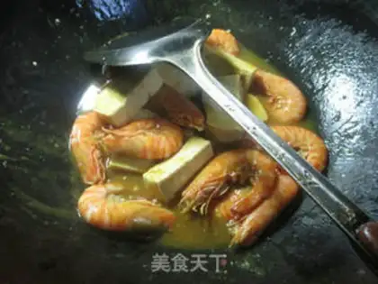 Make Curry tofu-based prawn step 7