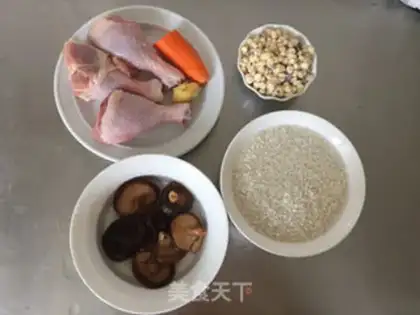 Make Powder chicken rice step 1