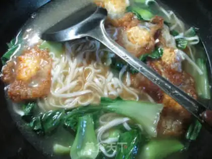 Make Soup noodles for quail eggs step 6