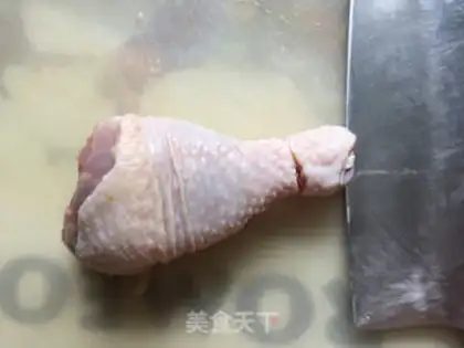 Make Powder chicken rice step 3