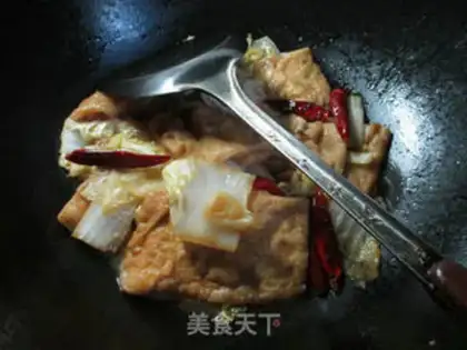 Make Soy sauce tofu dry step 8