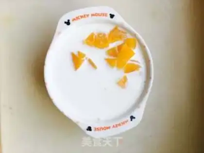 Make Peach milk for rice step 2