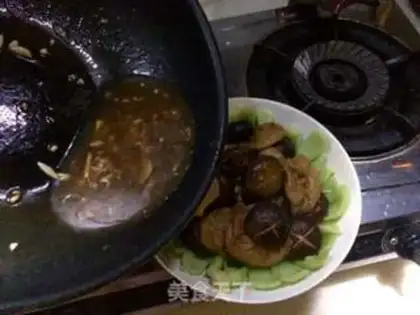 Make Mushrooms burning noodles step 14
