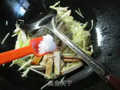 Make The sprouts, the fried mushrooms step 5