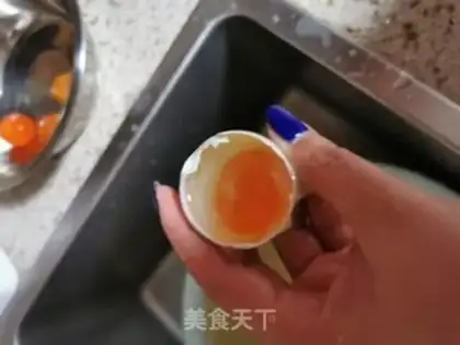 Make Egg yolk step 4