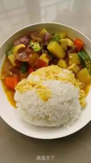 Make Curry and rice step 3
