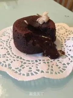 Make Chocolate lava cake step 8