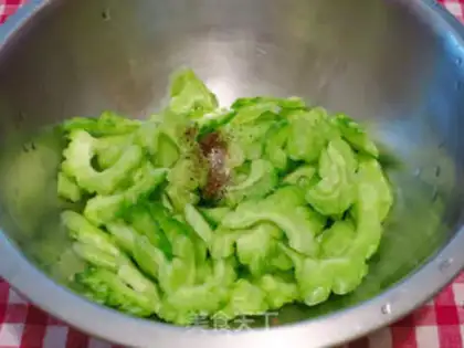Make A cold, bitter melon step 4