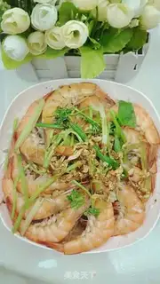 Make Garlic veggie shrimp step 3