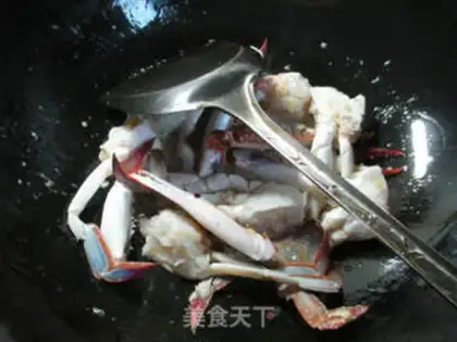 Make Curry cabbage crabs step 3