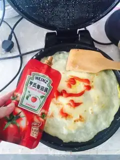 Make Egg pancakes step 7
