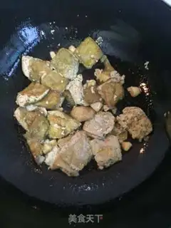 Make Stinky tofu chili step 2