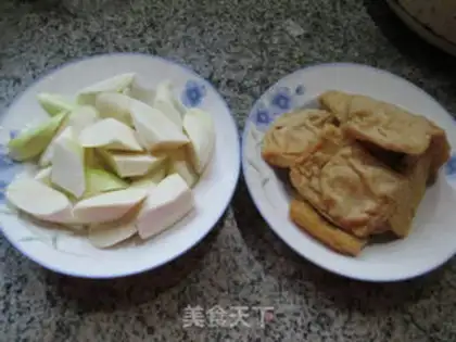 Make Burn the tofu in white step 0