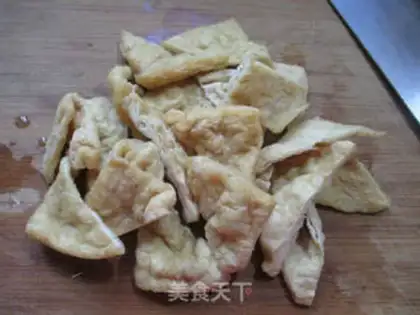 Make Burn the tofu in white step 1