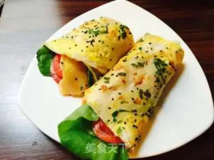 Make Egg pancakes step 10