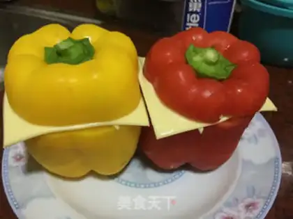 Make Pepper cheese step 1