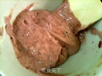 Make French blueberry cheese mooncake step 10