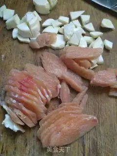 Make Chicken breast is fried white step 0