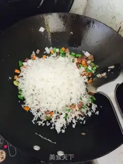 Make Five-colored rice step 4