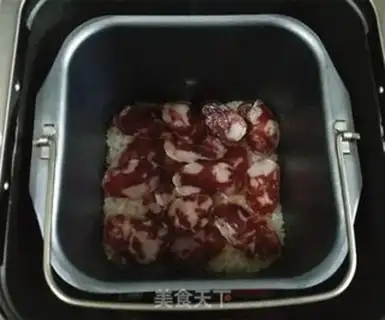 Make Sausage pot and rice step 6