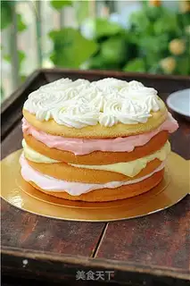 Make Cake with light cream step 11