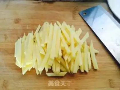 Make Homemade fries step 1