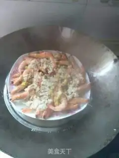 Make Garlic fan shrimp step 9