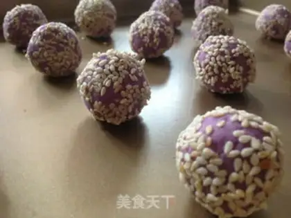 Make Sesame potato ball step 8