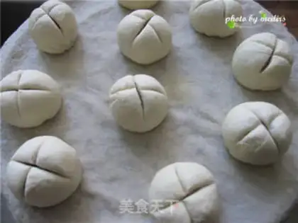 Make Flower buns step 16