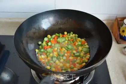 Make Shrimp rice step 4