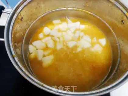 Make cucumber with a golden pin mushroom step 8