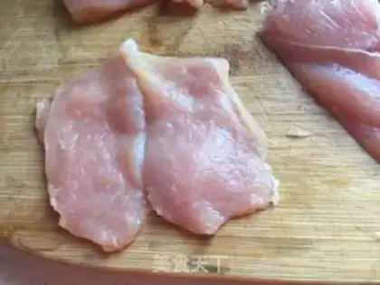 Make Cream chicken steak step 1
