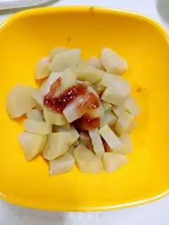 Make Strawberry soy saline step 2