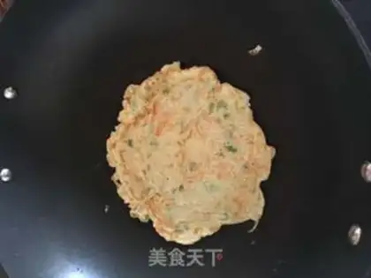 Make Egg carrot onion waffles step 5