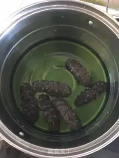 Make Burning sea cucumber step 0