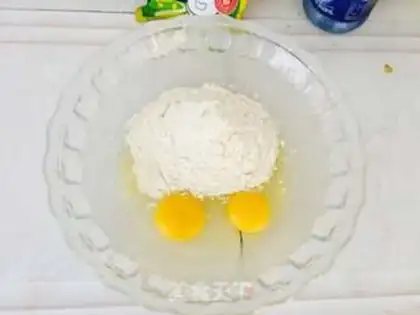 Make Sweet eggcakes step 1