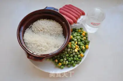 Make Peas and sausage step 0