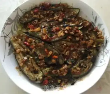 Make Garlic oil and eggplant step 4