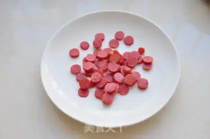 Make Peas and sausage step 2